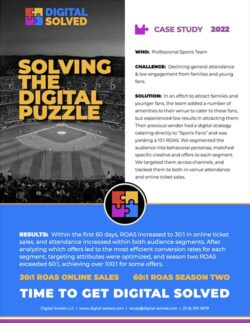 Digital Marketing Case Study - Sports